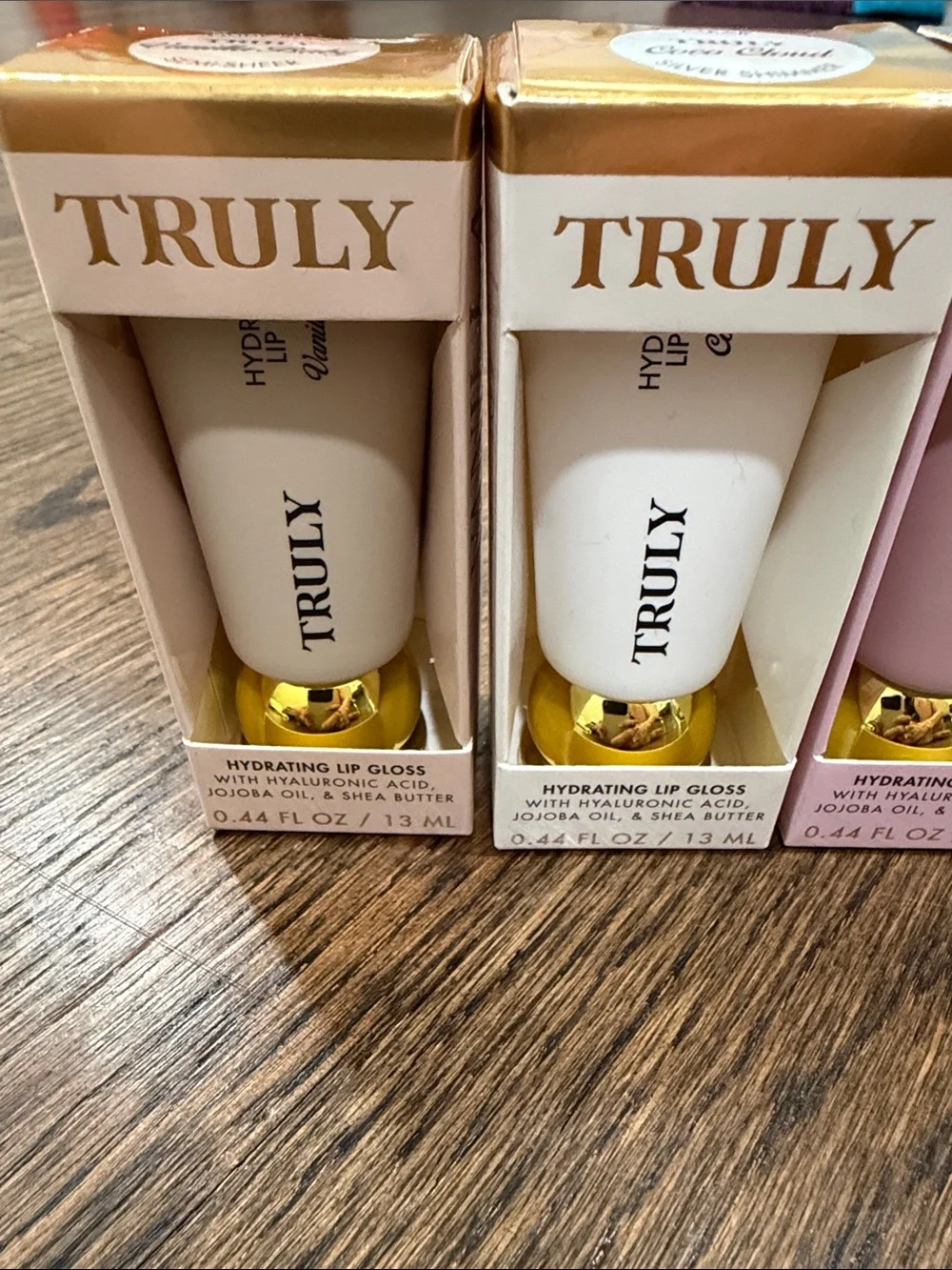 TRULY Hydrating Lip Gloss set of 8 (6 glazed donut, 1 coco cloud, 1 vanilla baby